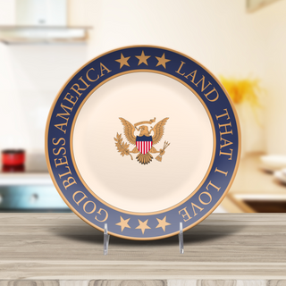 God Bless America Decorative Plate