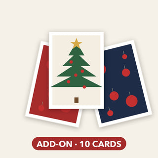 Add-on: matching Christmas cards