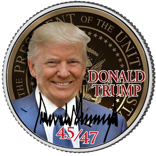 45th & 47th President Donald Trump Presidential Seal Coin