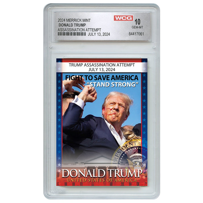 President Trump Fight To Save America Trading Card