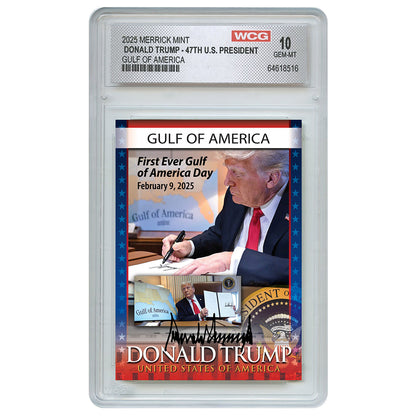 Gulf of America Collectible Trading Card (Professionally Graded GEM-MT 10)