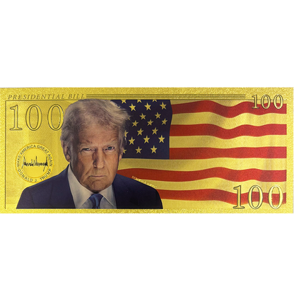 Presidential Gold Foil $100 Note