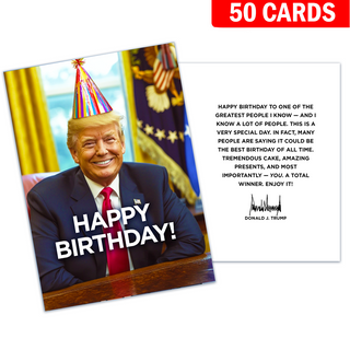 One of the Greatest People - President Trump Birthday Card