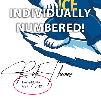 ICE Bear Limited Edition Canvas (16"x 24") - Signed & Individually Numbered