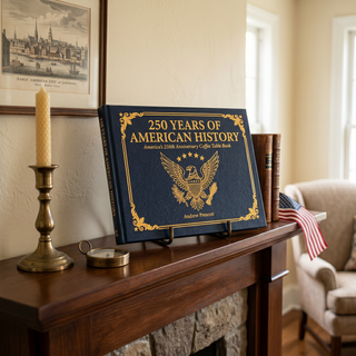 250 Years of American History: Leatherbound Collector's Edition Book