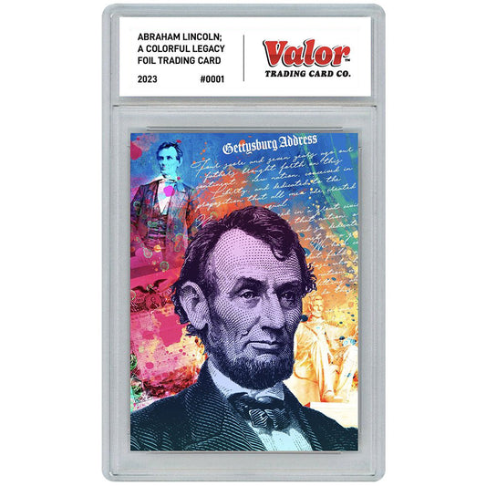 Abraham Lincoln - Collectible Trading Card (Limited Print Run of 1,000 Units)