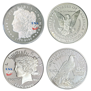 Morgan and Peace Dollar 2026 Nickel Silver Two-Coin Set