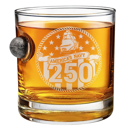 America's 250th Anniversary - Musket Ball Whiskey Glass