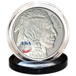 America's 250th Anniversary Buffalo Indian Nickel Silver Proof Coin