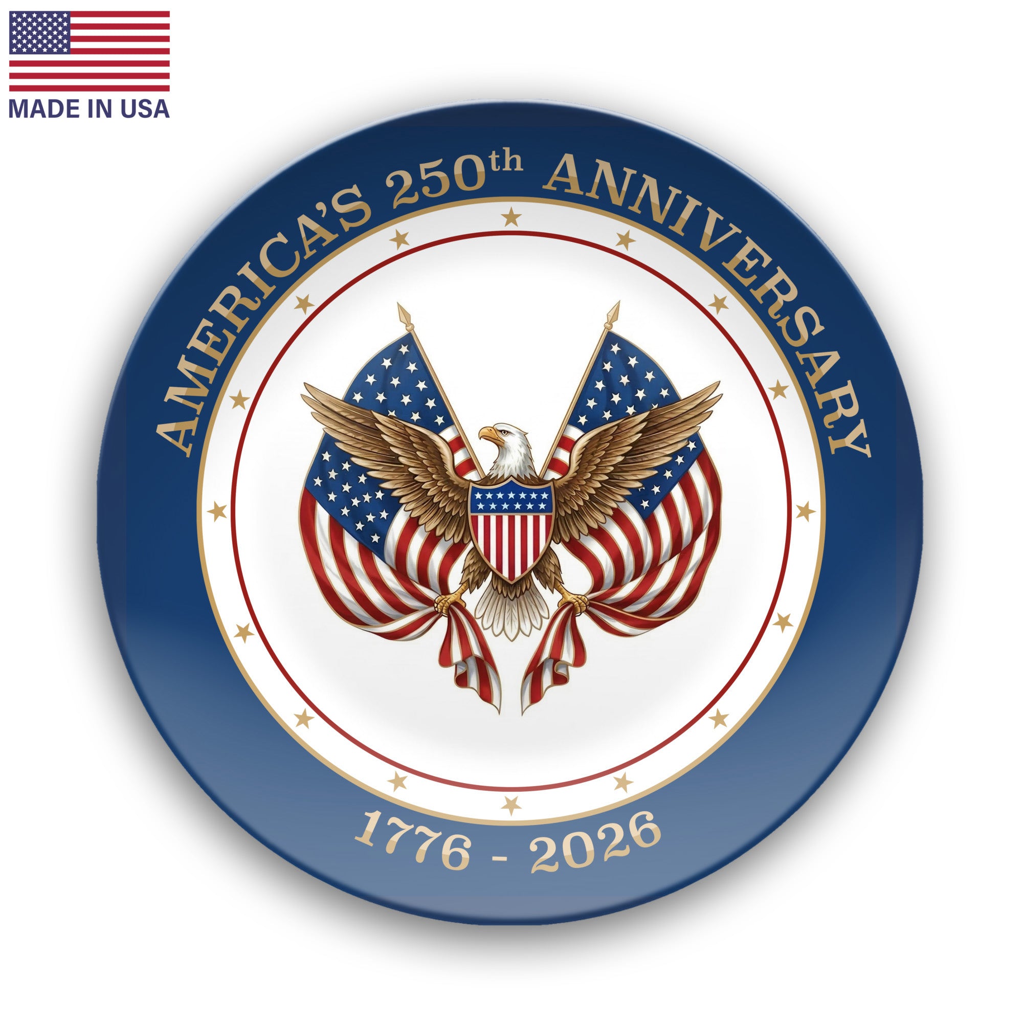 America's 250th Anniversary 1776-2026 Plate – Proud Patriots