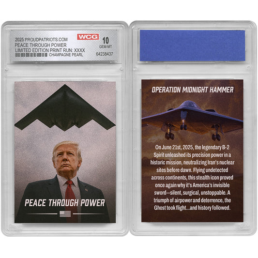 CHAMPAGNE PEARL Operation Midnight Hammer Collectible Trading Card (Only 100 Available)