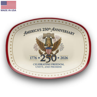 America's 250th Anniversary Celebrating Freedom, Unity, And Promise Platter