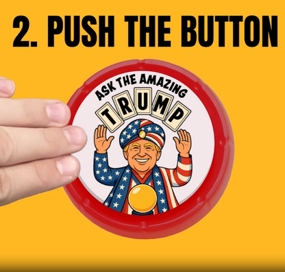 Ask The Amazing Trump Talking Button (Pre-Order Expected to Ship in October)