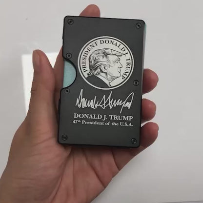 Presidential Wallet – 47th Edition Minimalist RFID Wallet (Pre-order Expected to Ship in July, 2025)