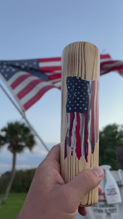 The "Old Glory" Dugout Mug | American Flag Baseball Bat Mug