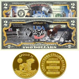 USA 250 Apollo 11 & Man in Space Collector’s Edition Set