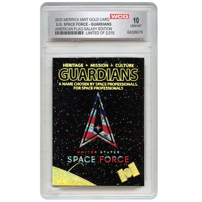 Space Force - 23K Gold Sculpted Trading Card (GALAXY EDITION)