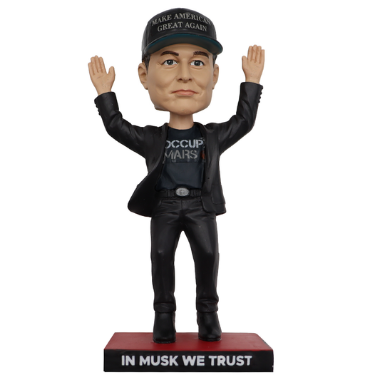 "In Musk We Trust" Bobblehead (Pre-Order Expected to Ship in June, 2025)