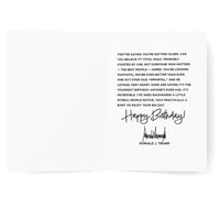 They Say You're Old, I Say That's Fake News - President Trump Birthday Card