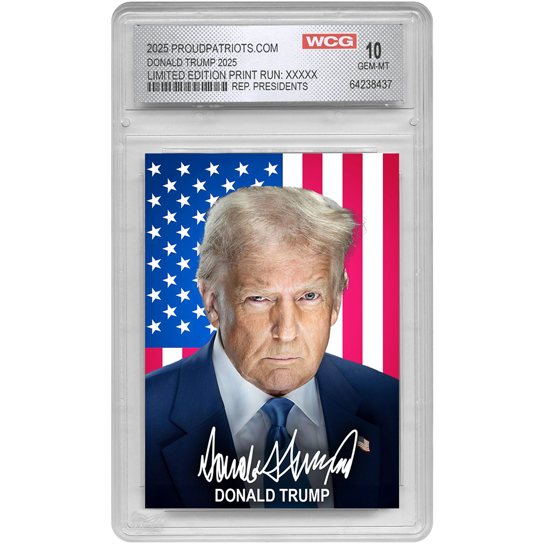 47th President Donald Trump | Republican Presidents Trading Card Collection | Graded Gem Mint 10