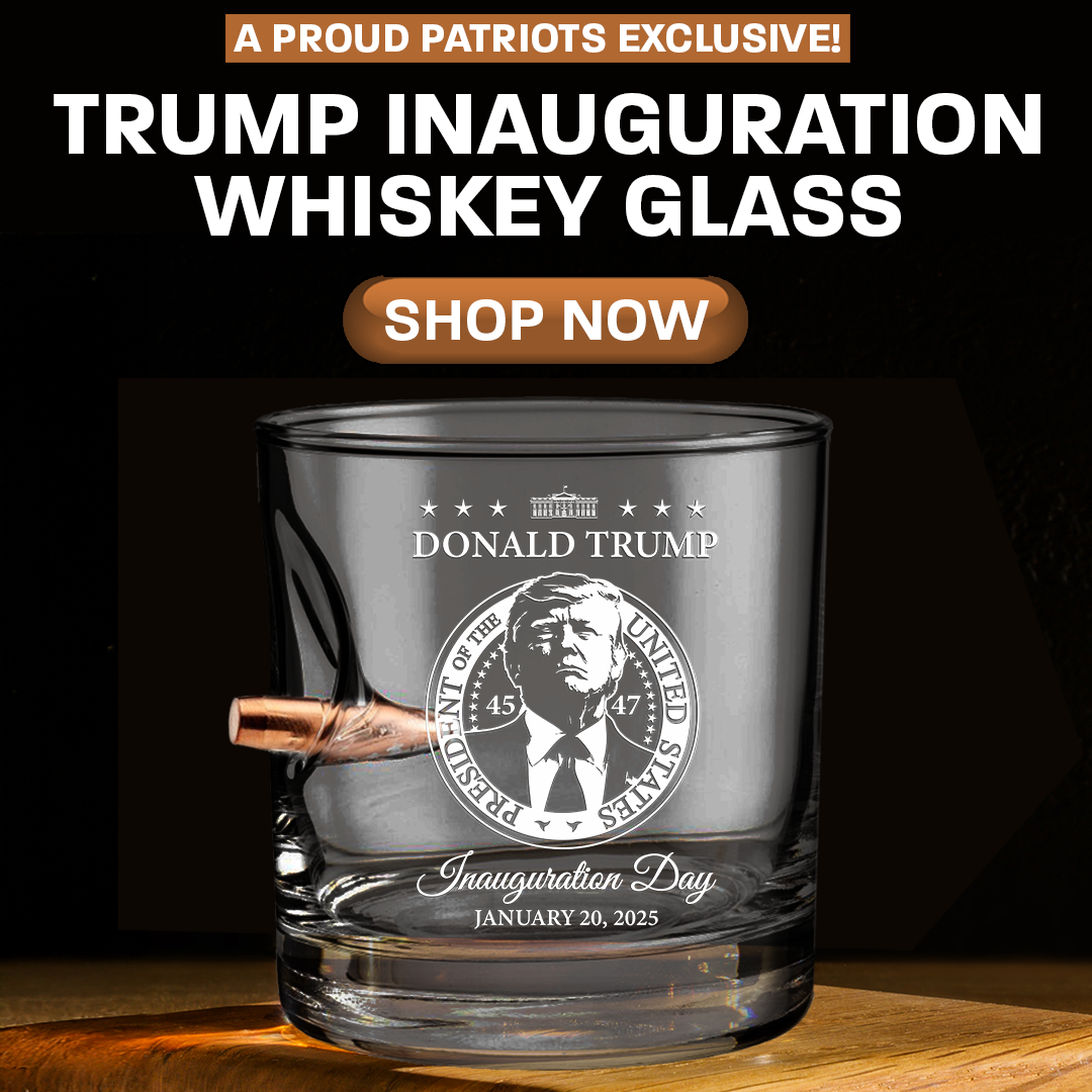 Bulletproof Trump Inauguration Whiskey Glass