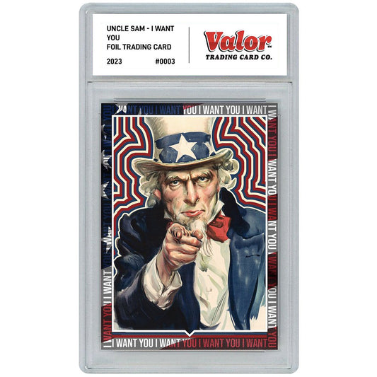 Uncle Sam - Collectible Trading Card (Limited Print Run of 1,000 Units)