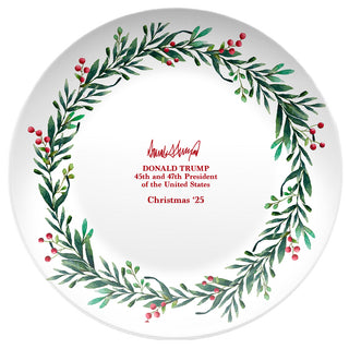 Christmas Wreath Decorative Plate