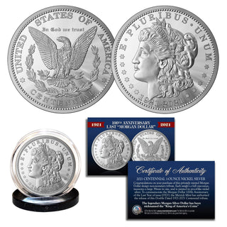 100th Anniversary Last Year 1921-2021‘‘Morgan Dollar’’ 1-Ounce Tribute - Proud Patriots