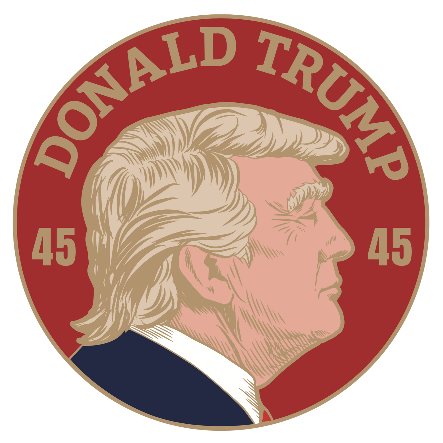 45th President Lapel Pin - Proud Patriots