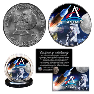 "Artemis Program" - Authentic U.S Eisenhower Dollar - Proud Patriots