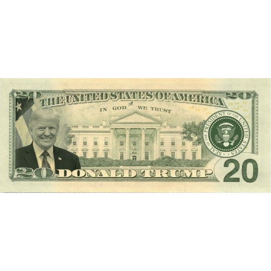 Donald Trump 2020 Genuine Legal Tender $20 U.S. Bill - Only 2,020 Ever Created! - Proud Patriots