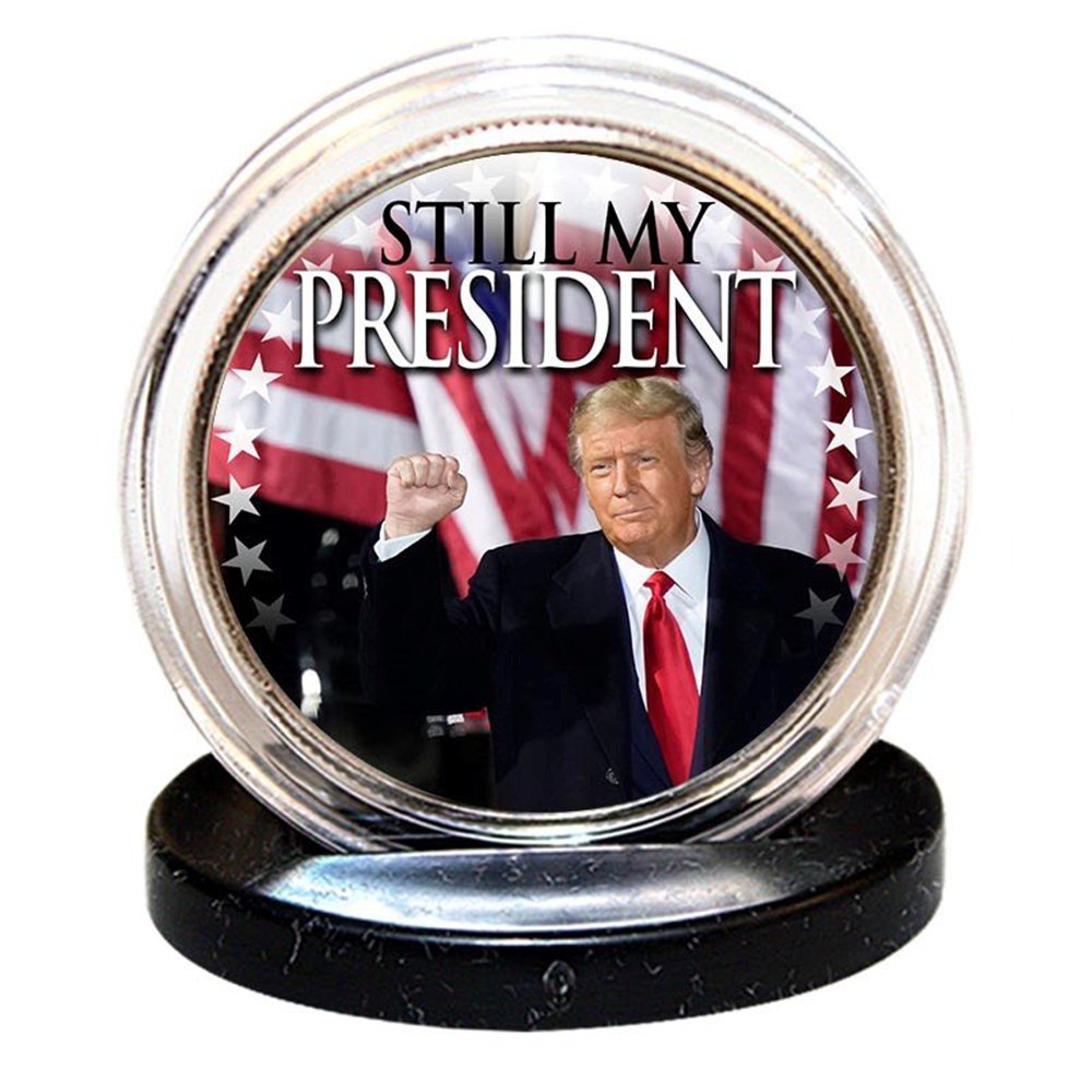 Donald Trump - "Still My President" - Authentic U.S. JFK Half Dollar - Proud Patriots