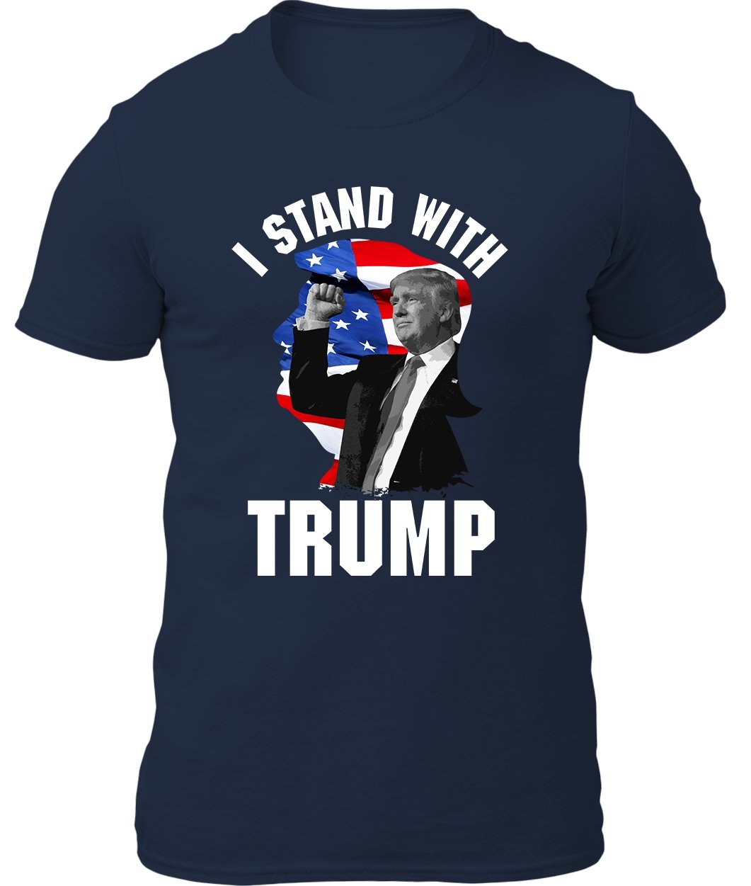 I Stand With Trump Silhouette - Proud Patriots