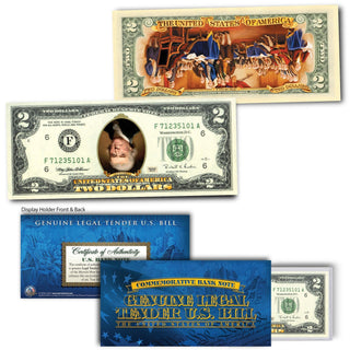 "INVERTED TWO DOLLAR" - Genuine Legal Tender U.S. $2 Bill - Proud Patriots