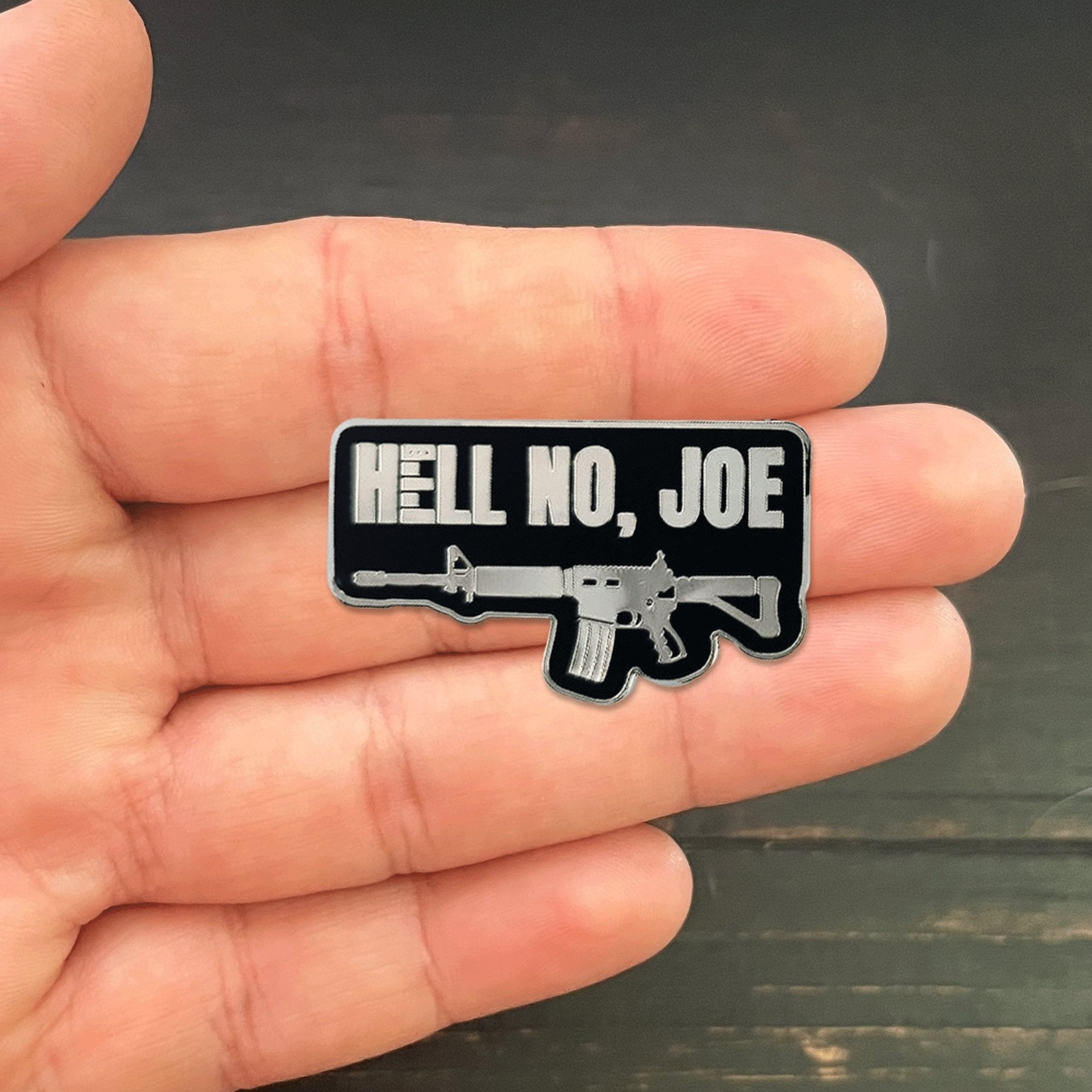 [PRE-ORDER JUNE 2022] Hell No Joe Lapel Pin - Proud Patriots