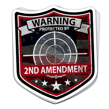 Protected By 2nd - Decal - Proud Patriots