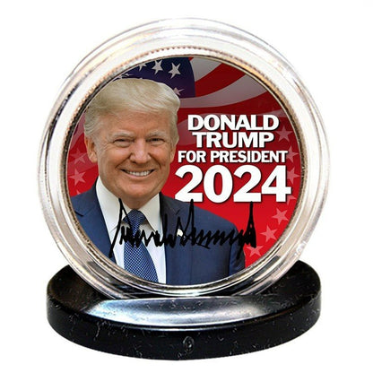Trump 2024 - Authentic JFK Half Dollar - Proud Patriots