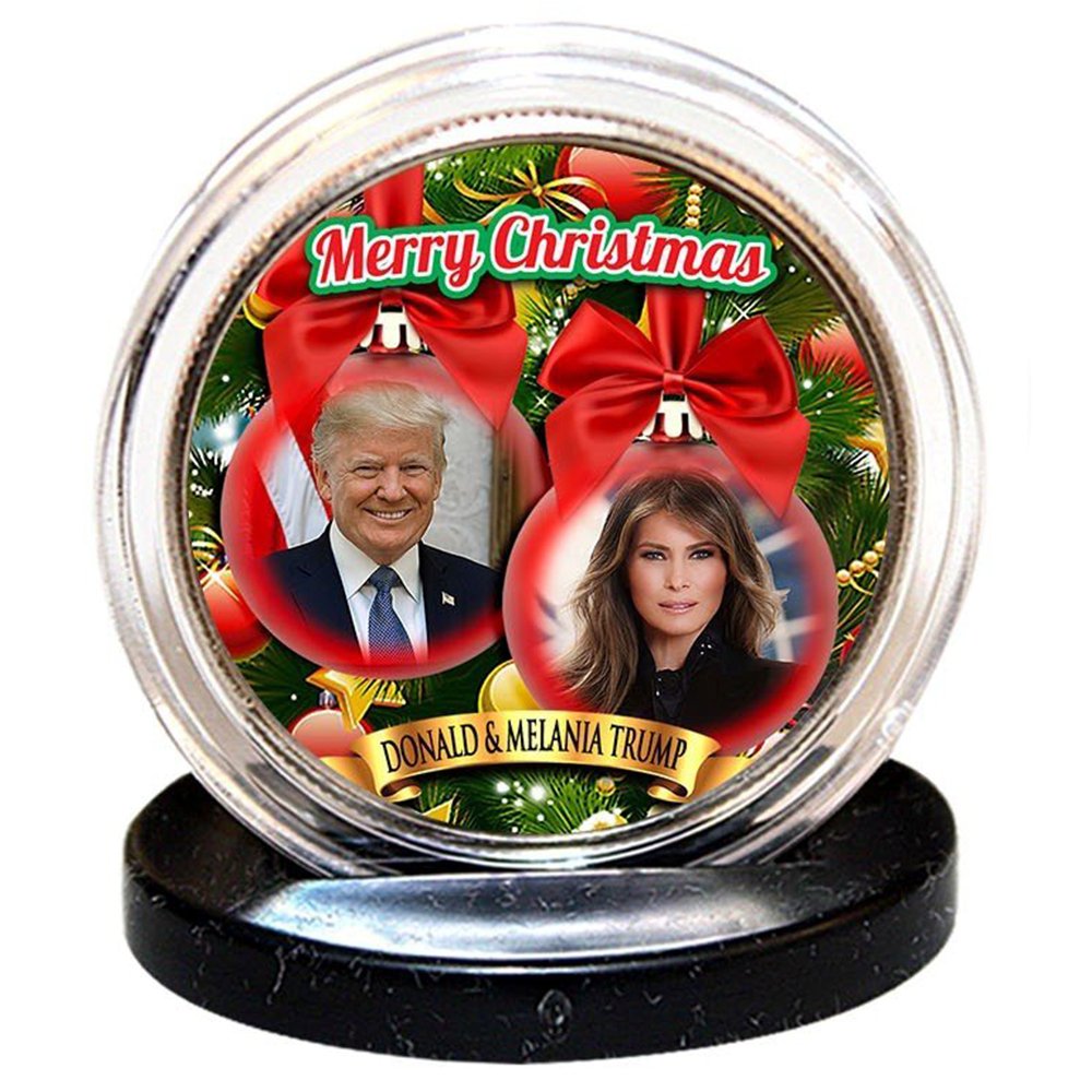 Trump Family Merry Christmas (Genuine Legal Tender U.S. JFK Coin) - Proud Patriots