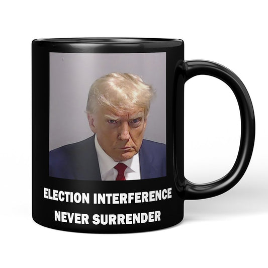 Trump Mugshot Mug Black - Proud Patriots