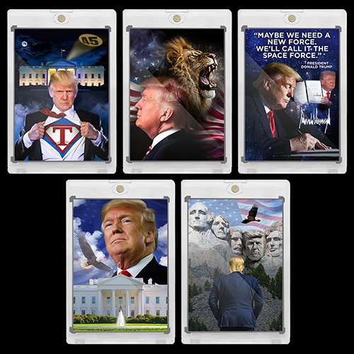 Trump Physical Trading Cards - Collection #2 - Proud Patriots