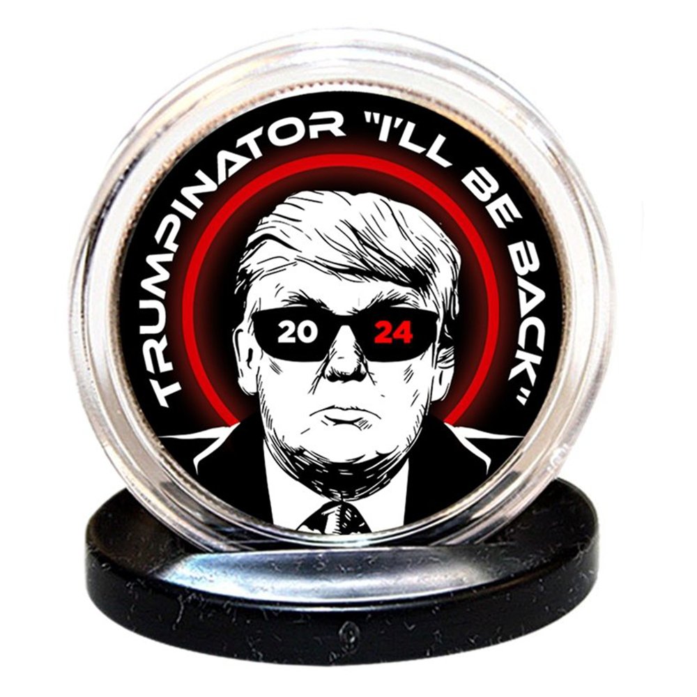 Trumpinator - Authentic JFK Half Dollar - Proud Patriots