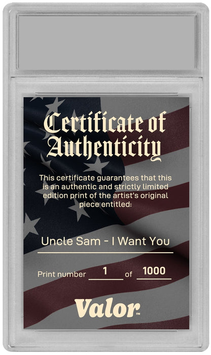 Uncle Sam - Collectible Trading Card - Proud Patriots